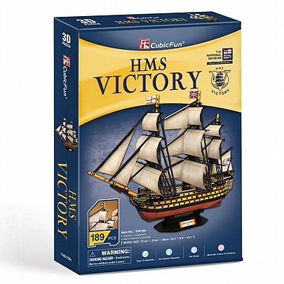 Παζλ 3D - HMS Victory (189κ) - CubicFun