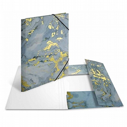 Χάρτινος Φάκελος Πλαστικοποιημένος με λάστιχο - Spark Stone (24x32) - Herma
