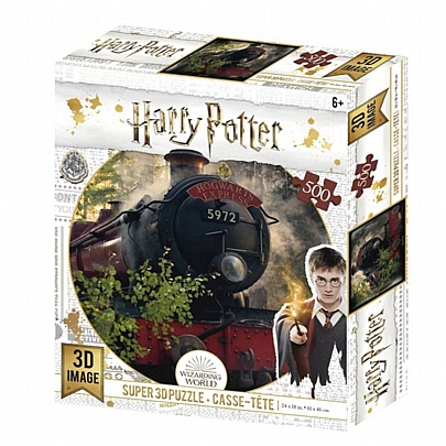 Παζλ 3D κινούμενη εικόνα - The Hogwarts Express (500κ)