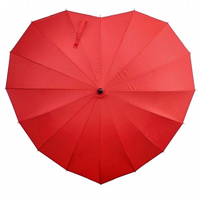 Ομπρέλα βροχής με μπαστούνι - Heart - Legami