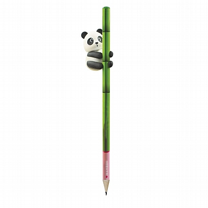 Μολύβι με σβήστρα - Panda (HB) - Legami