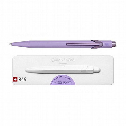 Στυλό πολυτελείας με θήκη Violet - Μπλε (0.7mm) - Caran d'Ache Claim Your Style 849