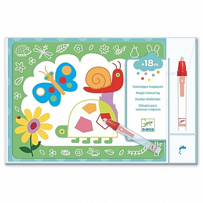 Ζωγραφίζω με μαρκαδόρο νερού - Ζωάκια & αντικείμενα - Djeco