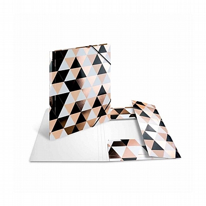 Χάρτινος Φάκελος Πλαστικοποιημένος με λάστιχο - Abstract (24x32) - Herma