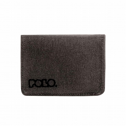 Πορτοφόλι Rfid small - Ανθρακί - Polo