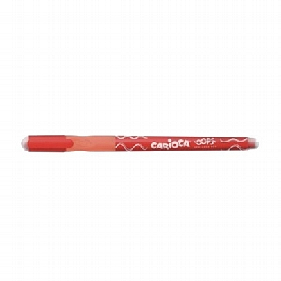 Στυλό που σβήνει Ballpoint - Κόκκινο - Carioca Oops