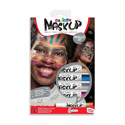 Face painting Mask up - Metallic Χρώματα - Carioca