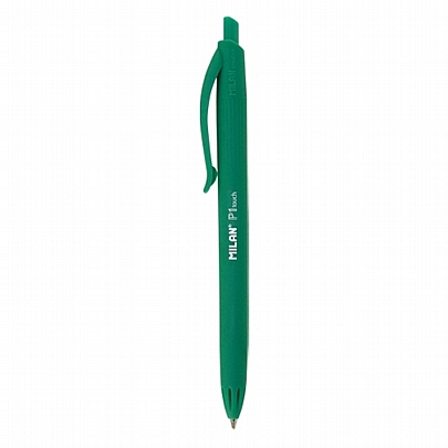 Στυλό Διαρκείας με Κουμπί - Πράσινο (1.0mm) - Milan P1 Touch