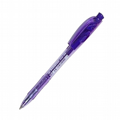 Στυλό Διαρκείας με Κουμπί - Μοβ (0.4mm) - Stabilo Liner 308