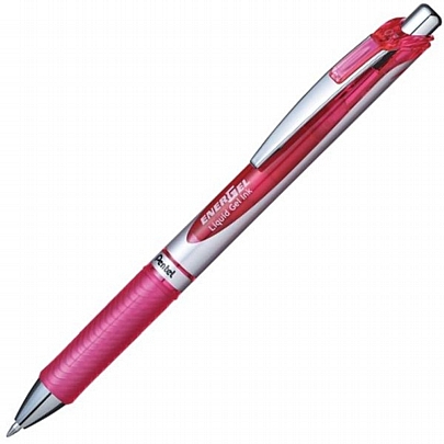 Στυλό Ροζ - Metal Tip (0.7mm) - Pentel