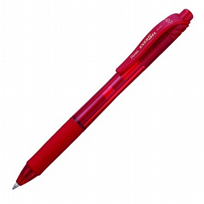 Στυλό Gel - Κόκκινο (0.7mm) - Pentel Energel