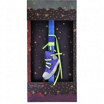 Πασχαλινή Λαμπάδα Αρωματική Μπλε - Ξύλινο Στολίδι: Μπλε Παπούτσι