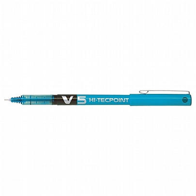 Στυλό πενάκι Υγρής Μελάνης - Σιέλ (0.5mm) - Pilot V5 Hi-Tecpoint