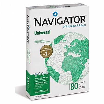 Χαρτί Α4 (80gr/m²) - Λευκό (500φ) - Navigator