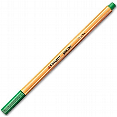 Στυλό μαρκαδοράκι - Green (0.4mm) - Stabilo Point 88