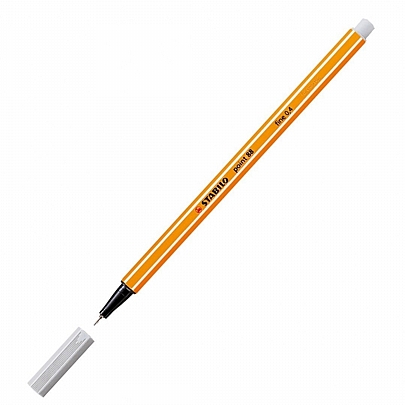 Στυλό μαρκαδοράκι Grey - Point 88 (0.4mm) - Stabilo
