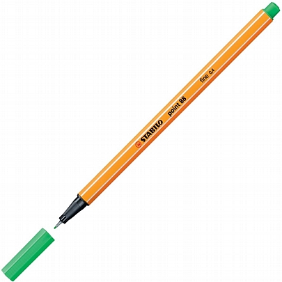Μαρκαδοράκι Λεπτής Γραφής - Neon Green (0.4mm) - Stabilo Point 88