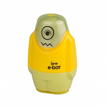 Σβήστρα & Ξύστρα διπλή eBot - Κίτρινη - Serve