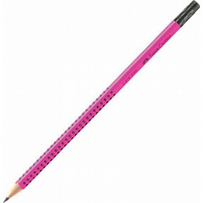 Μολύβι με σβήστρα Ροζ (ΗΒ) - Faber-Castell Grip 2001