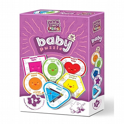 Baby Puzzle: Χρώματα & σχήματα (6x2κ.) - Art Kids