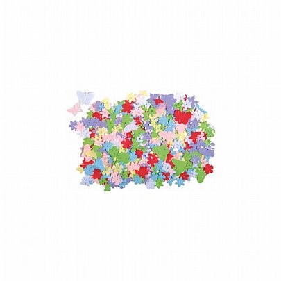Πούλιες πεταλούδες & λουλούδια 6mm -  JuniorArtSchool