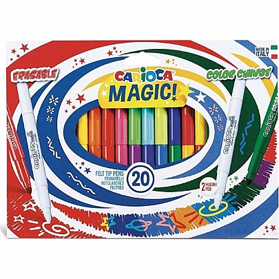 Μαρκαδόροι 18+2 χρωμάτων - Carioca Magic