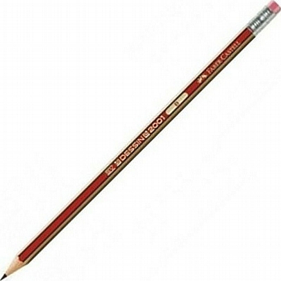 Μολύβι με σβήστρα (B) - Faber-Castell Dessin 2001