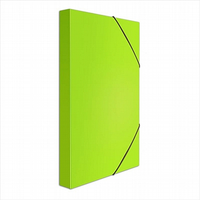 Kουτί με λάστιχο - Neon Πράσινο (25x35x3)