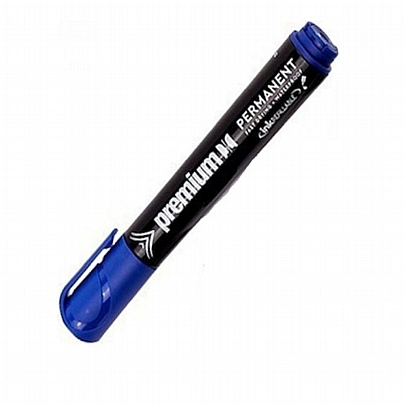 Μαρκαδόρος ανεξίτηλος επαναγεμιζόμενος - Μπλε (1-3mm) - Premium