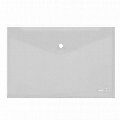 Φάκελος με κουμπί - Διάφανος (Α4) - Typotrust