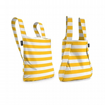 Αδιάβροχη Τσάντα Υφασμάτινη - Golden Stripes - Notabag Original