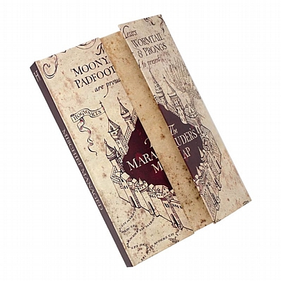 Harry Potter: Μαγνητικό Σημειωματάριο ριγέ (14.5x21.5) - Marauder's Map - Blue Sky