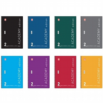 Τετράδιο σπιράλ Α4 - 2 θέματα Academy (60Φ.) - Typotrust
