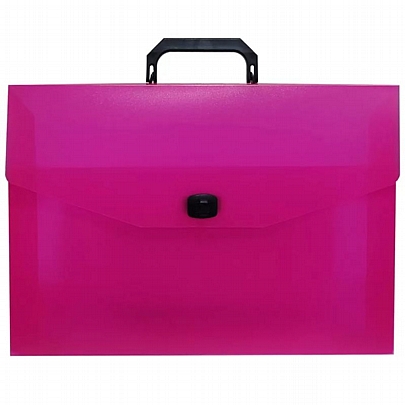 Τσάντα σχεδίου με κούμπωμα PP - Ροζ (27x38x4) - Groovy Office