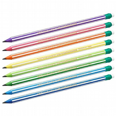 Μολύβι με σβήστρα (HB) - Bic Evolution Stripes