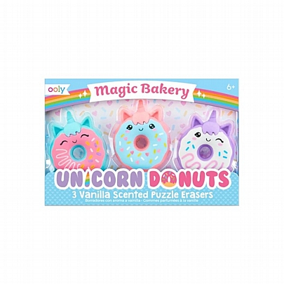 Σετ σβήστρες αρωματικές (3τμχ.) - Ooly Unicorn Donuts