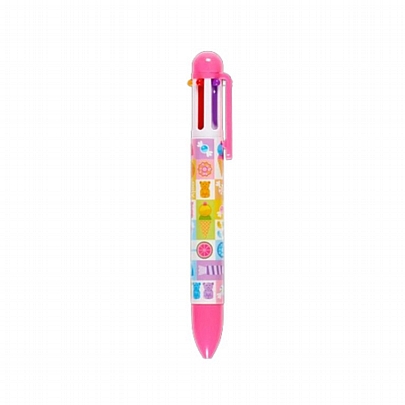 Στυλό 6 Χρωμάτων - Ροζ Sugar Joy (0.7mm) - Ooly