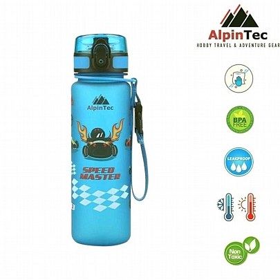 Παγούρι πλαστικό - Aqua Cars (500ml) - AlpinPro