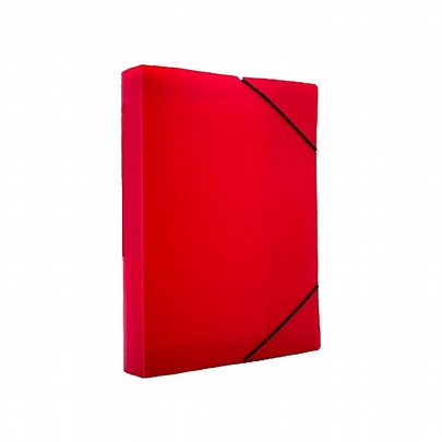 Κουτί με λάστιχο - Κόκκινο (25x35x5)
