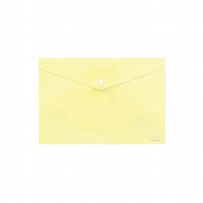 Φάκελος με κουμπί - Pastel Κίτρινο (Α5) - Typotrust