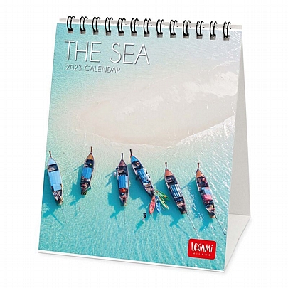 Μηνιαίο Επιτραπέζιο Ημερολόγιο 2023 Σπιράλ - The Sea (12x14.5) - Legami