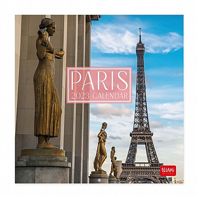 Μηνιαίο Ημερολόγιο Τοίχου 2023 - Paris (18x18) - Legami