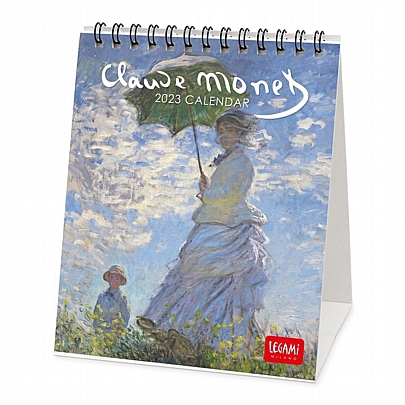 Μηνιαίο Επιτραπέζιο Ημερολόγιο 2023 Σπιράλ - Claude Monet (12x14.5) - Legami