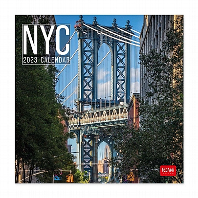 Μηνιαίο Ημερολόγιο Τοίχου 2023 - New York (18x18) - Legami