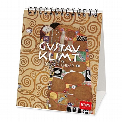 Μηνιαίο Επιτραπέζιο Ημερολόγιο 2023 Σπιράλ - Gustav Klimt (12x14.5) - Legami