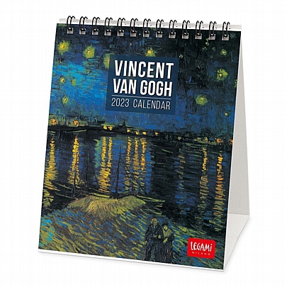 Μηνιαίο Επιτραπέζιο Ημερολόγιο 2023 Σπιράλ - Vincent Van Gogh (12x14.5) - Legami