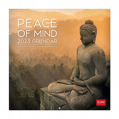 Μηνιαίο Ημερολόγιο Τοίχου 2023 - Peace of Mind (18x18) - Legami