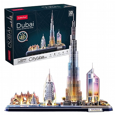 Παζλ 3D Led - Dubai (222κ) - CubicFun