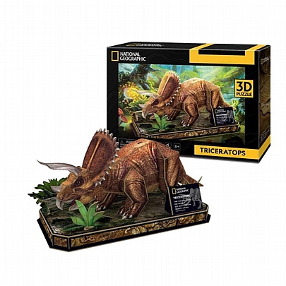 Παζλ 3D - Triceratops (44κ) - CubicFun