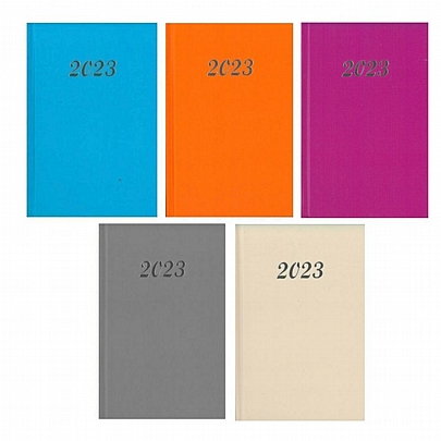 Ημερολόγιο 2023 με Σκληρό Εξώφυλλο - Διάφορα Χρώματα (14x21)